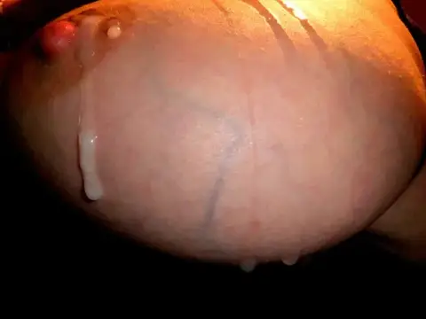 Cum on nipple and tit
